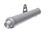 Koncovka výfuku MIVV X-CONE ACC.016.SC3 Nerez Ø105 - Ø60 inlet