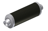 Koncovka výfuku MIVV OVAL ACC.016.SE Karbon Ø55 inlet