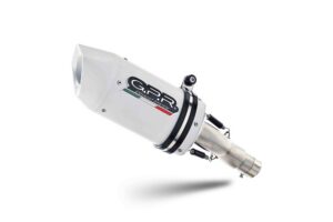 Koncovka výfuku Slip-on GPR ALBUS CERAMIC S.192.GT.ALB Lesklá bílá pro SUZUKI GSX-S 1000 GT 2015-2016