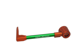Chrániče páček ACCOSSATO DE002 se zelenou hadicí a kloubem levá, hliníková