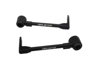 Chrániče páček ACCOSSATO DE003 s černou hadicí a kloubem right + left , aluminium