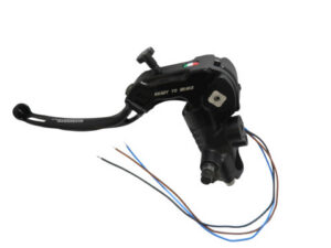 Spojkový hlavní válec (READY TO BRAKE) ACCOSSATO CY100 PRS 16x15-16-17 se zelenou výklopnout páčkou (matice+páčka)