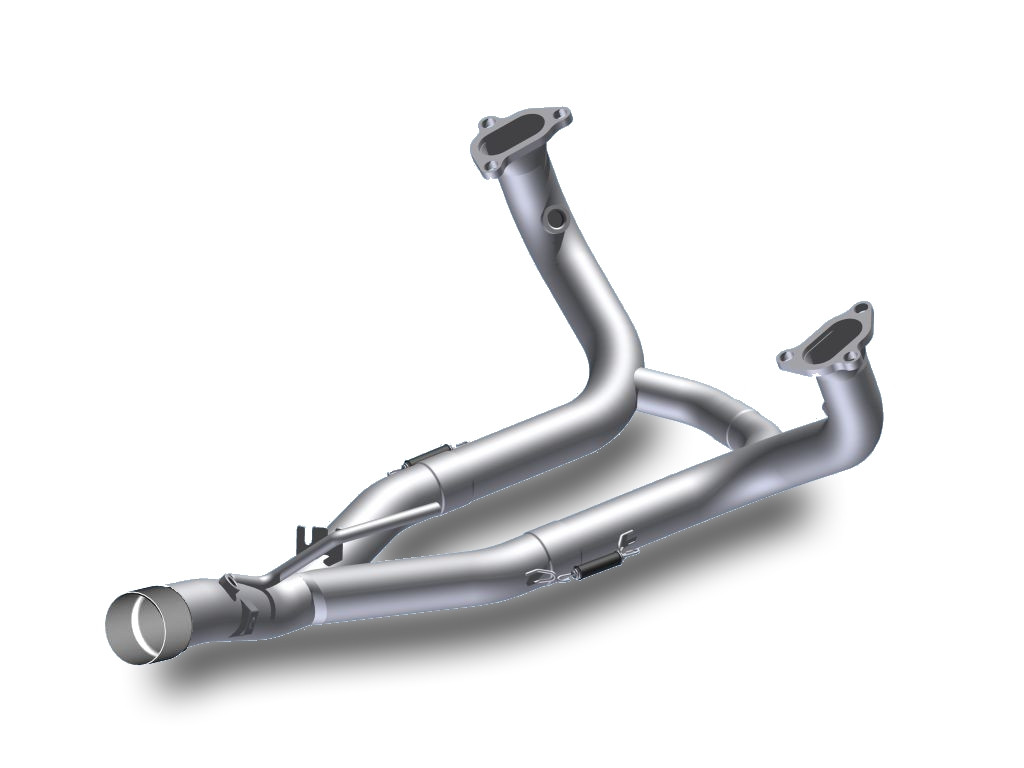 Trubka bez katalyzátoru MIVV B.034.C1 pro BMW R 1250 GS 2019-2023, BMW R 1250 GS Adventure 2019-2023