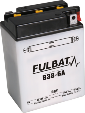 Konvenční motocyklová baterie FULBAT B38-6A (Y38-6A) Acid pack included