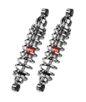 Zadní tlumič BITUBO WMB4 nastavitelné: předpětí pružiny (STD -20 mm) CHROME EDITION