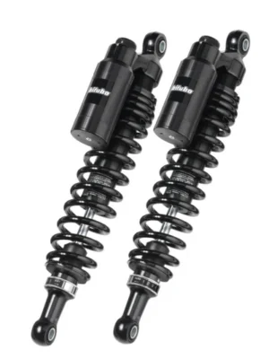 Zadní tlumič BITUBO WMT5 nastavitelné: předpětí pružiny, odskok, komprese, nádobka Piggyback (STD +10 mm) DARK EDITON