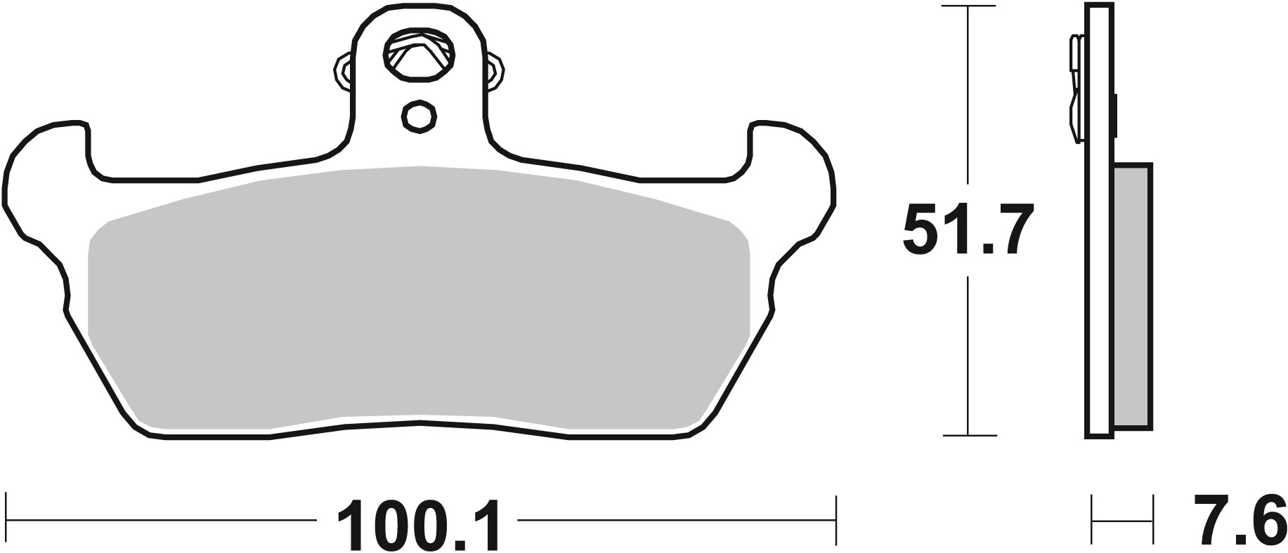 Brzdové destičky BREMBO 07BB1606 CC ROAD - Obrázek 3