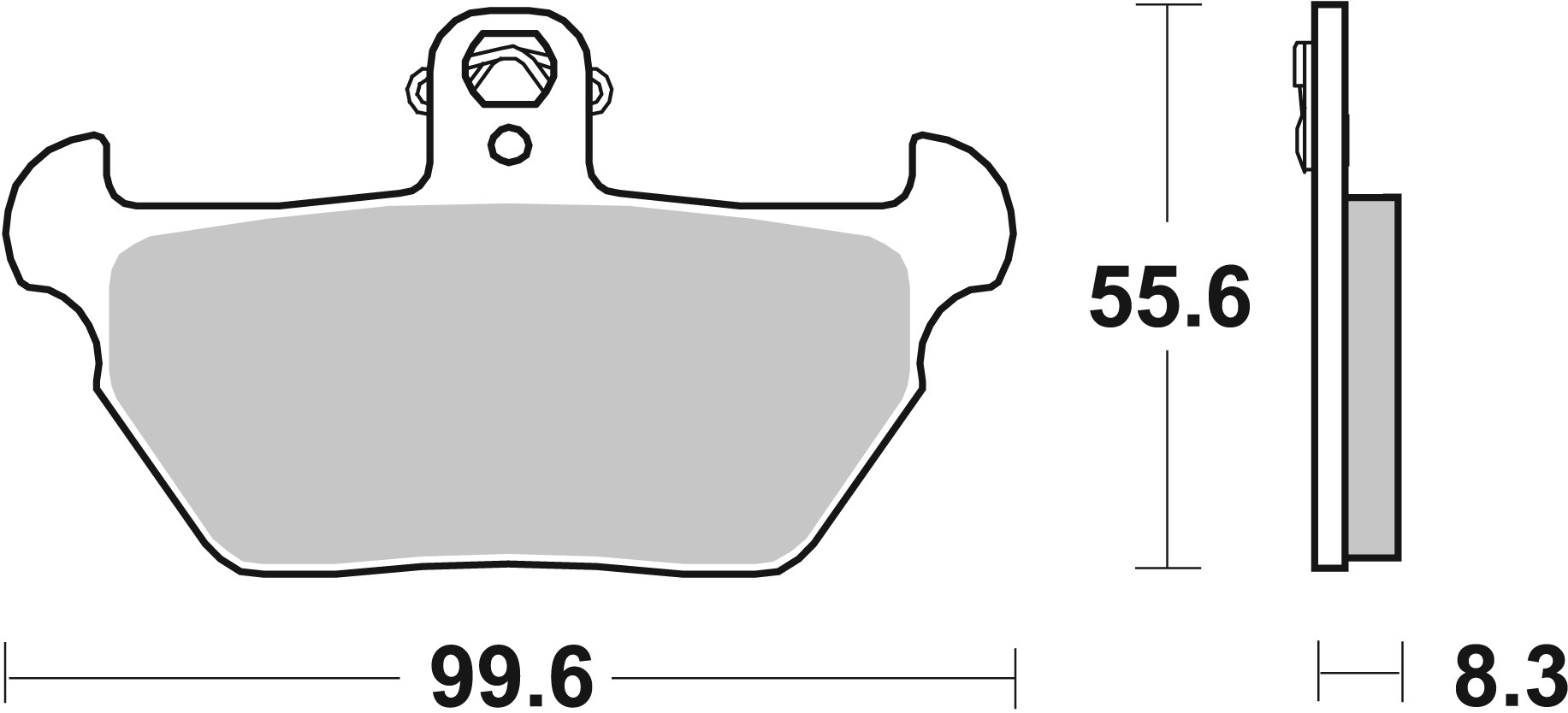 Brzdové destičky BREMBO 07BB22LA - Obrázek 3