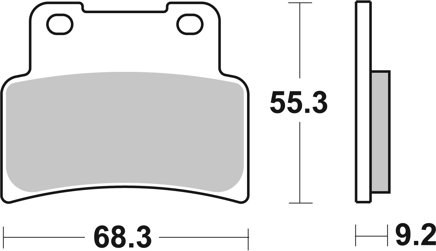 Brzdové destičky BREMBO 07GR77LA - Obrázek 3