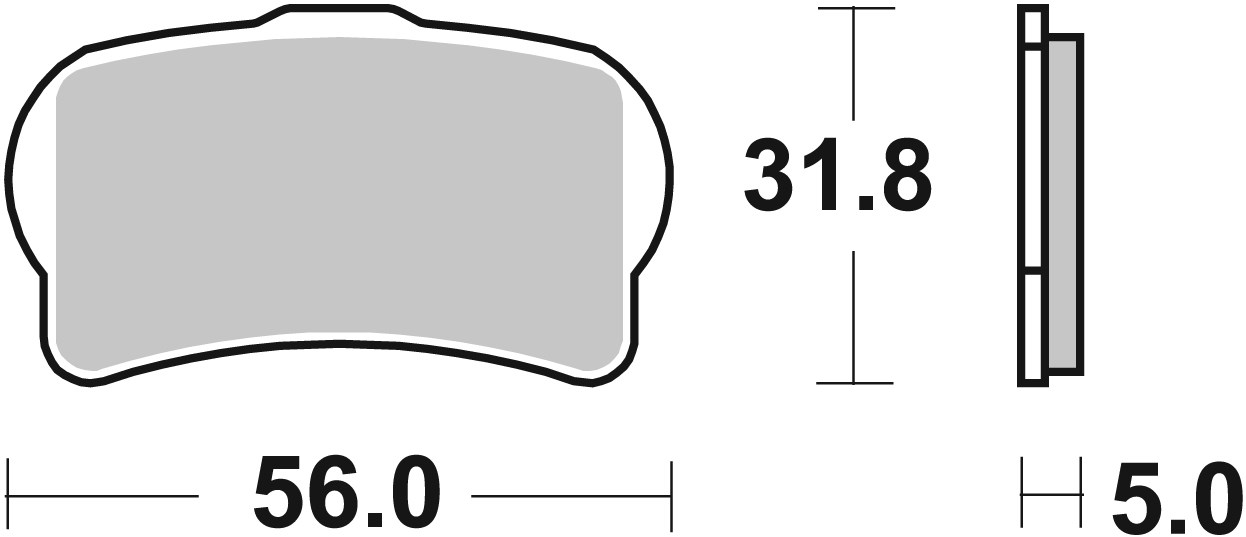 Brzdové destičky BREMBO 07GR84CC CC ROAD - Obrázek 3