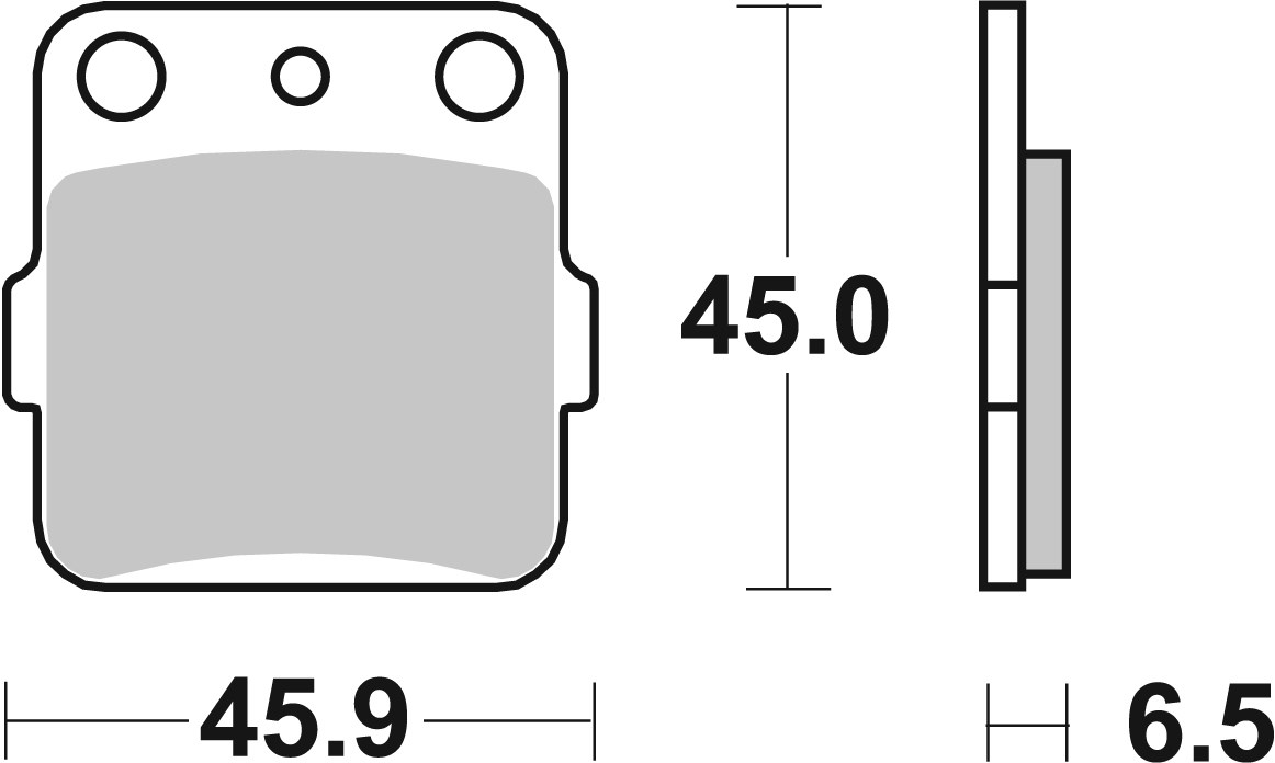 Brzdové destičky BREMBO 07HO2205 CC ROAD - Obrázek 3