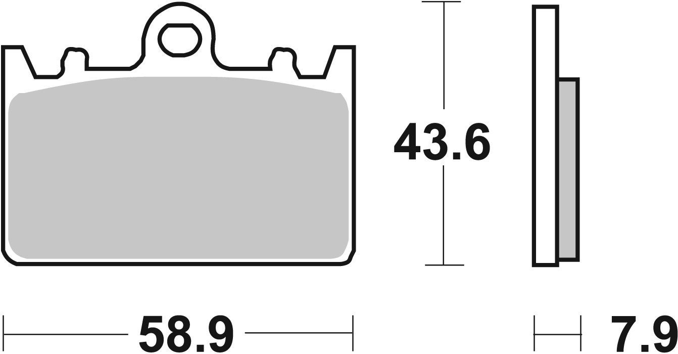 Brzdové destičky BREMBO 07KA1406 CC ROAD - Obrázek 3