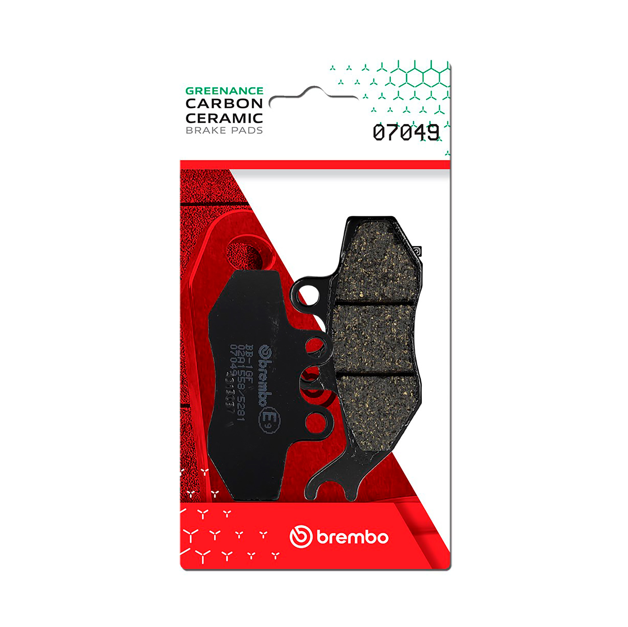 Brzdové destičky BREMBO 07049 Brzdové destičky pro skútry CC - Obrázek 2