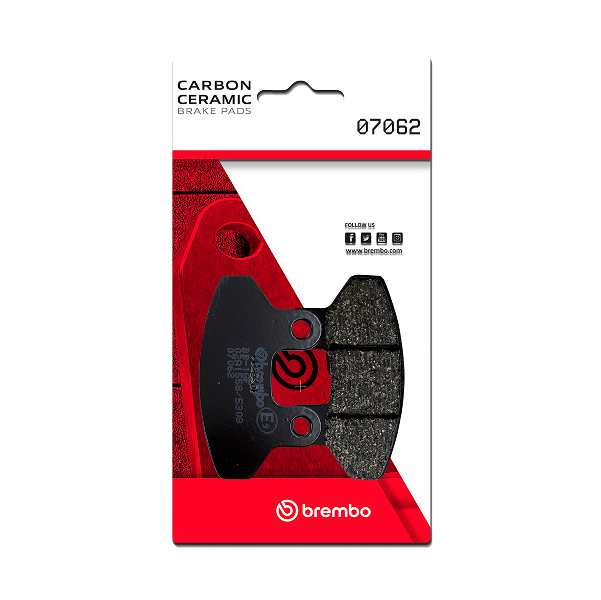 Brzdové destičky BREMBO 07062 Brzdové destičky pro skútry CC - Obrázek 2