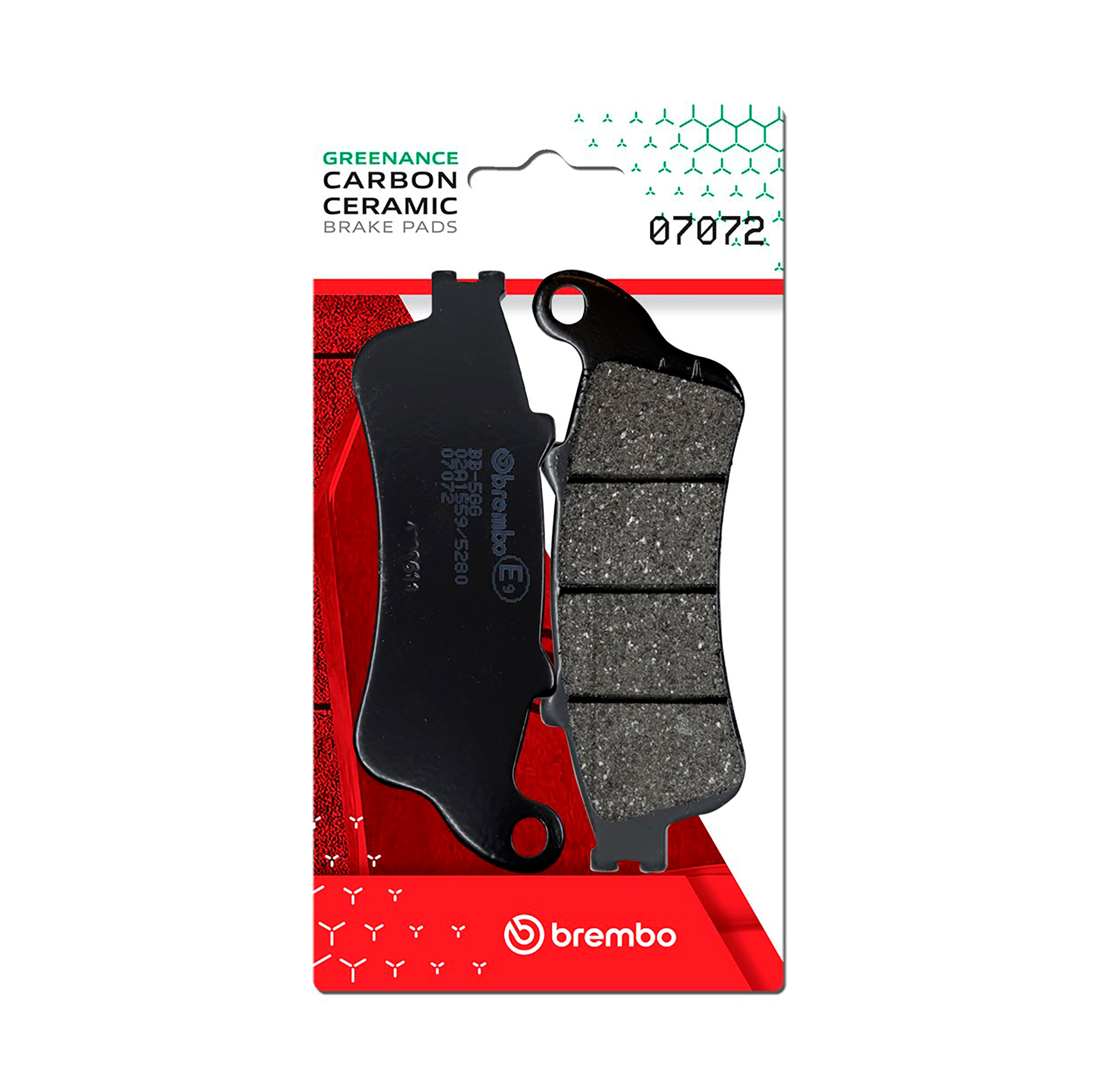 Brzdové destičky BREMBO 07072 Brzdové destičky pro skútry CC - Obrázek 2