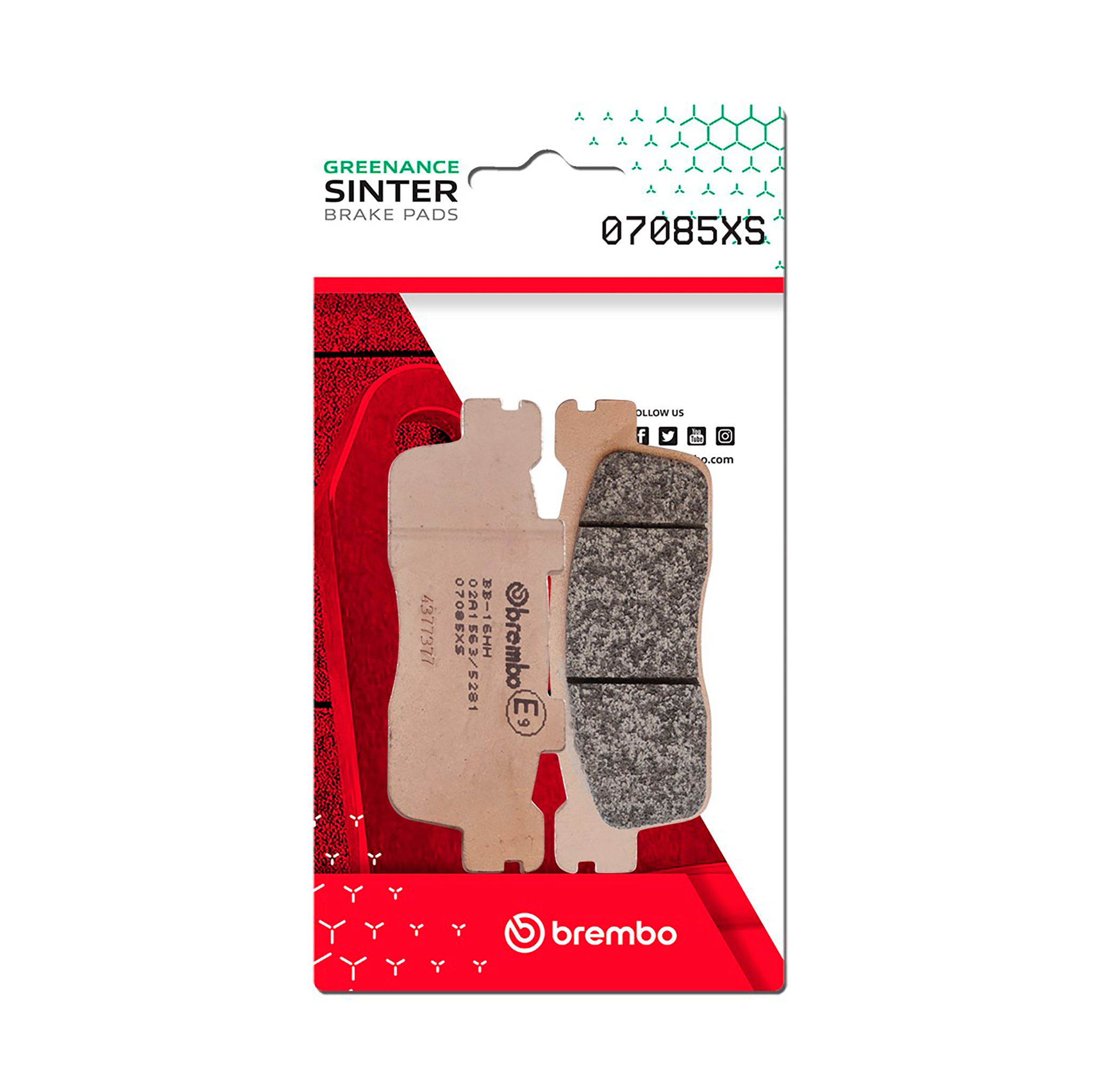Brzdové destičky BREMBO 07085XS - Obrázek 2