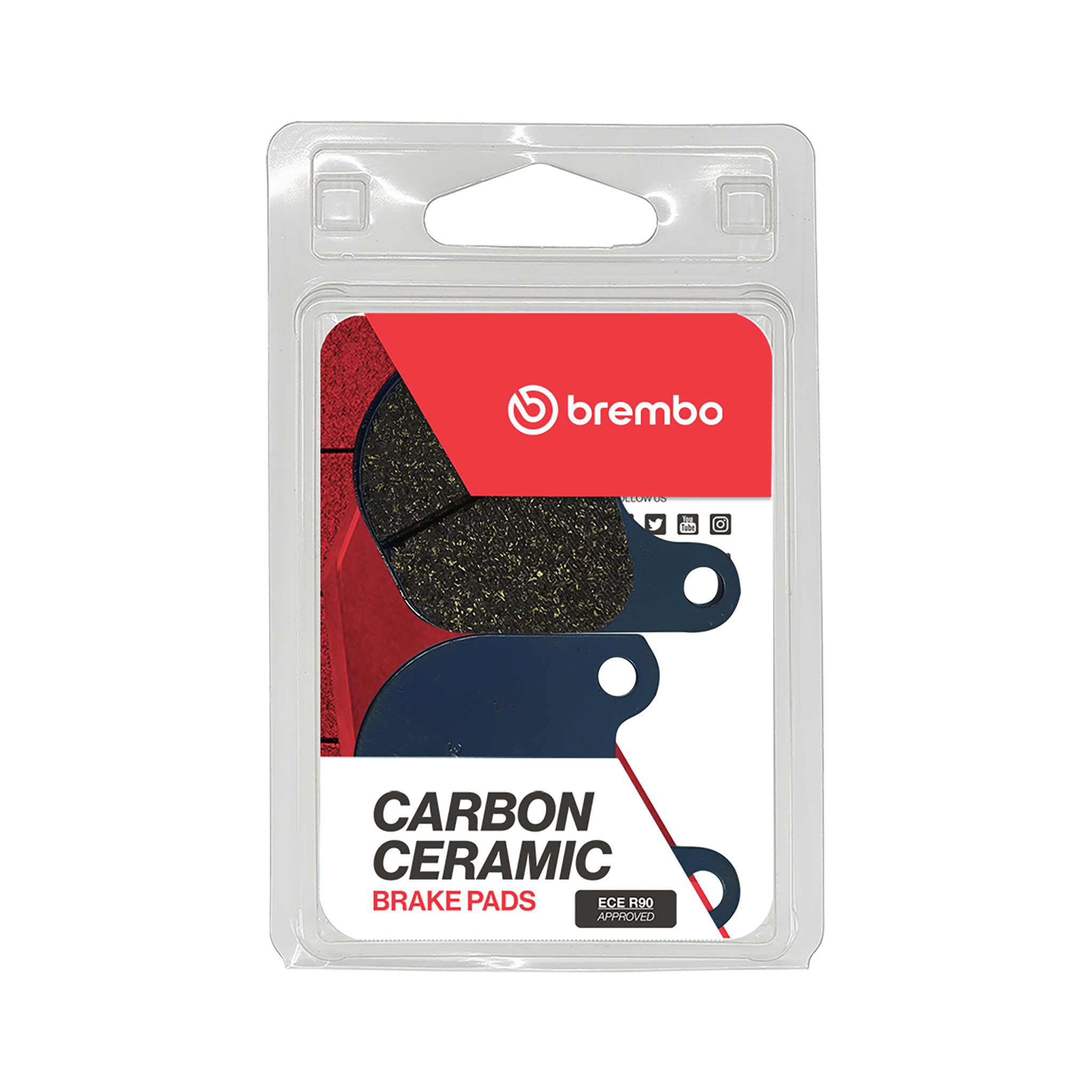 Brzdové destičky BREMBO 07HD0202 CC ROAD - Obrázek 2