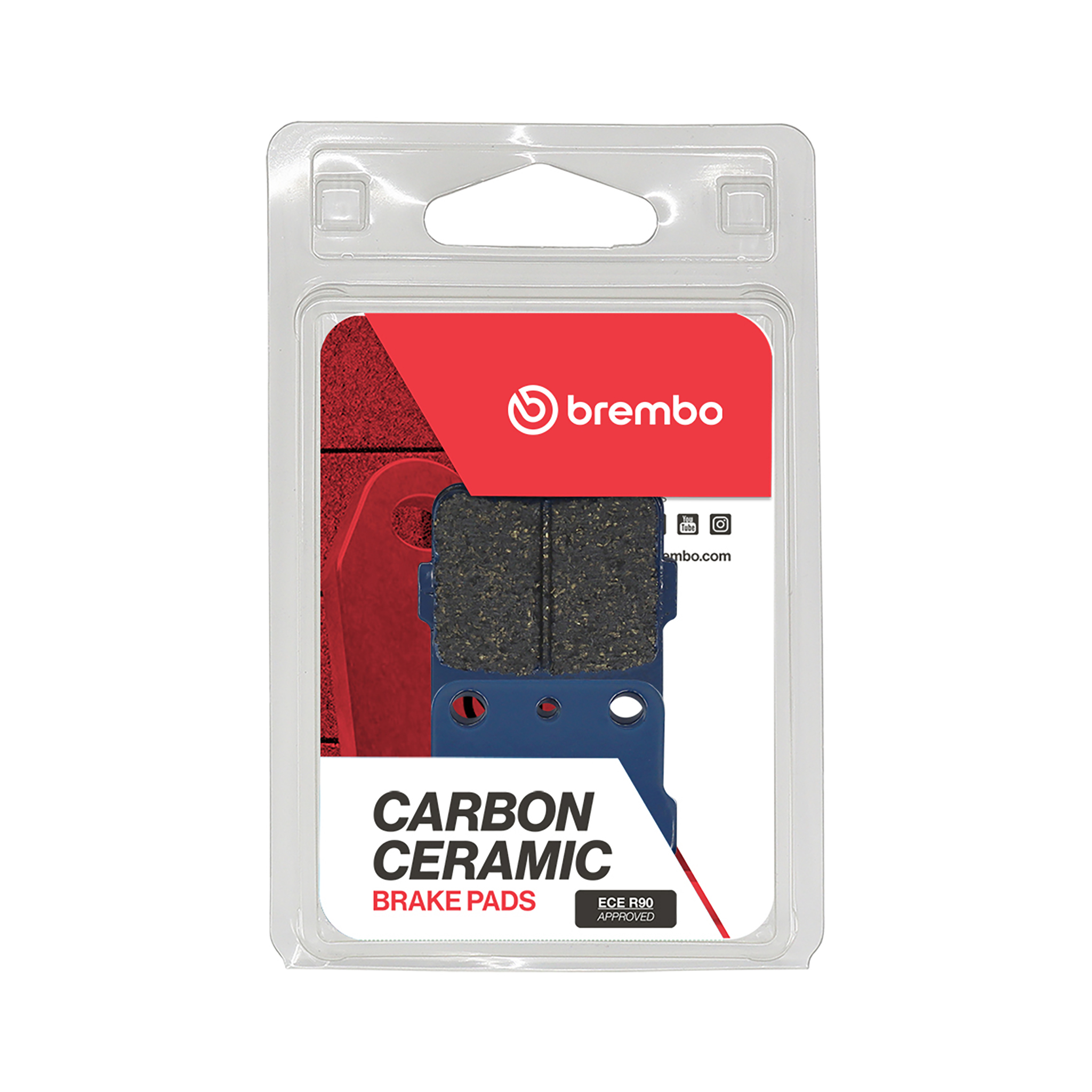 Brzdové destičky BREMBO 07HO2205 CC ROAD - Obrázek 2