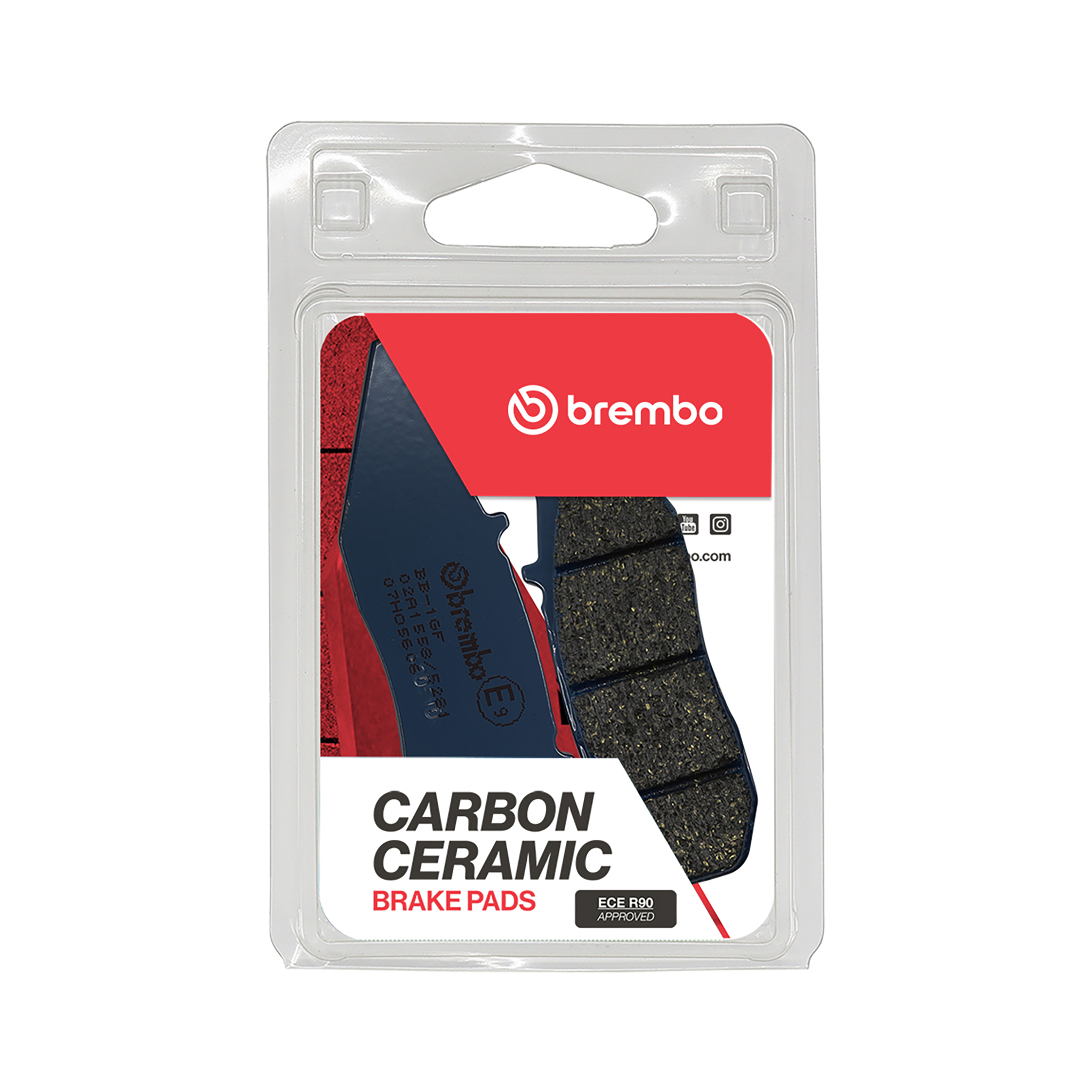 Brzdové destičky BREMBO 07HO5606 CC ROAD - Obrázek 2