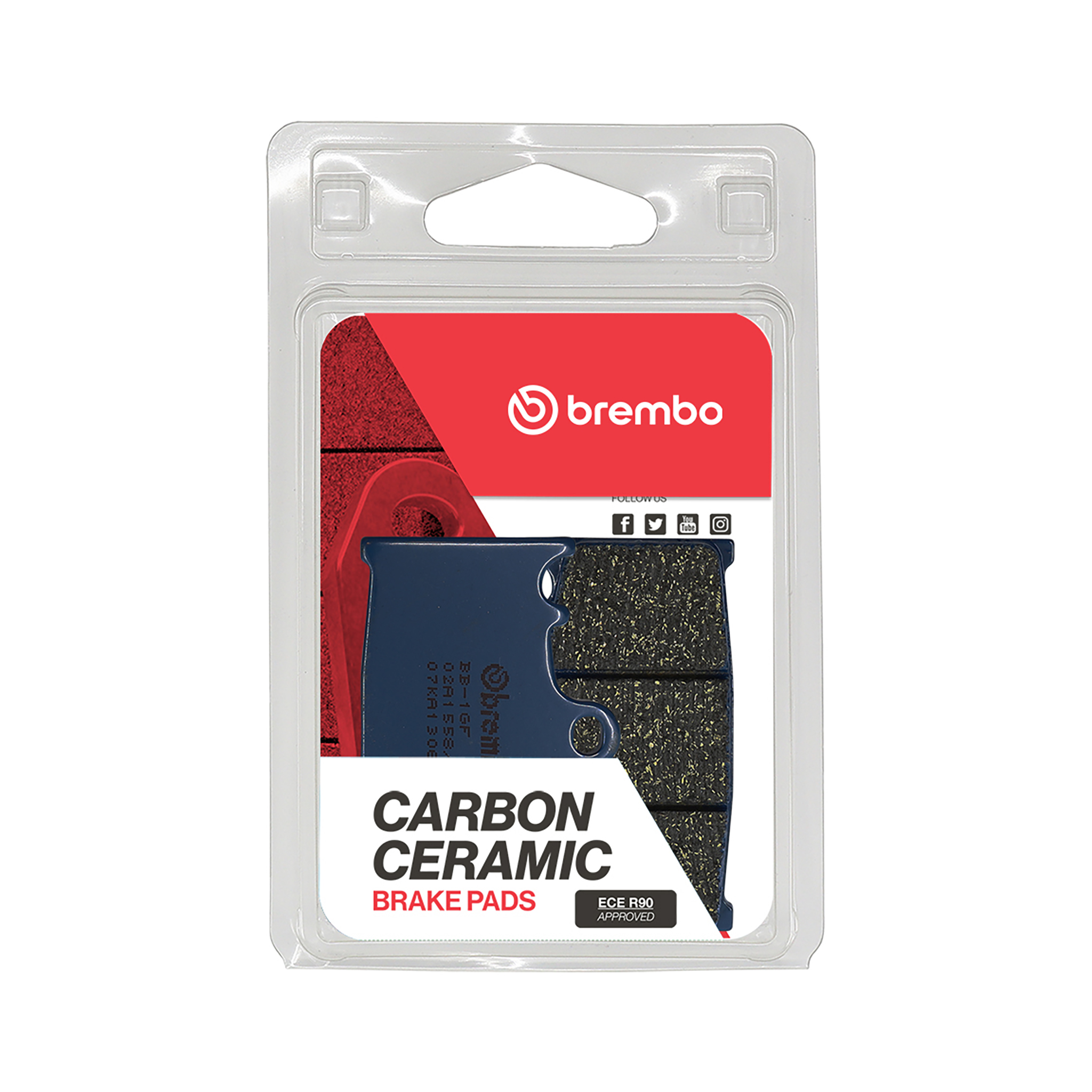 Brzdové destičky BREMBO 07KA1306 CC ROAD - Obrázek 2