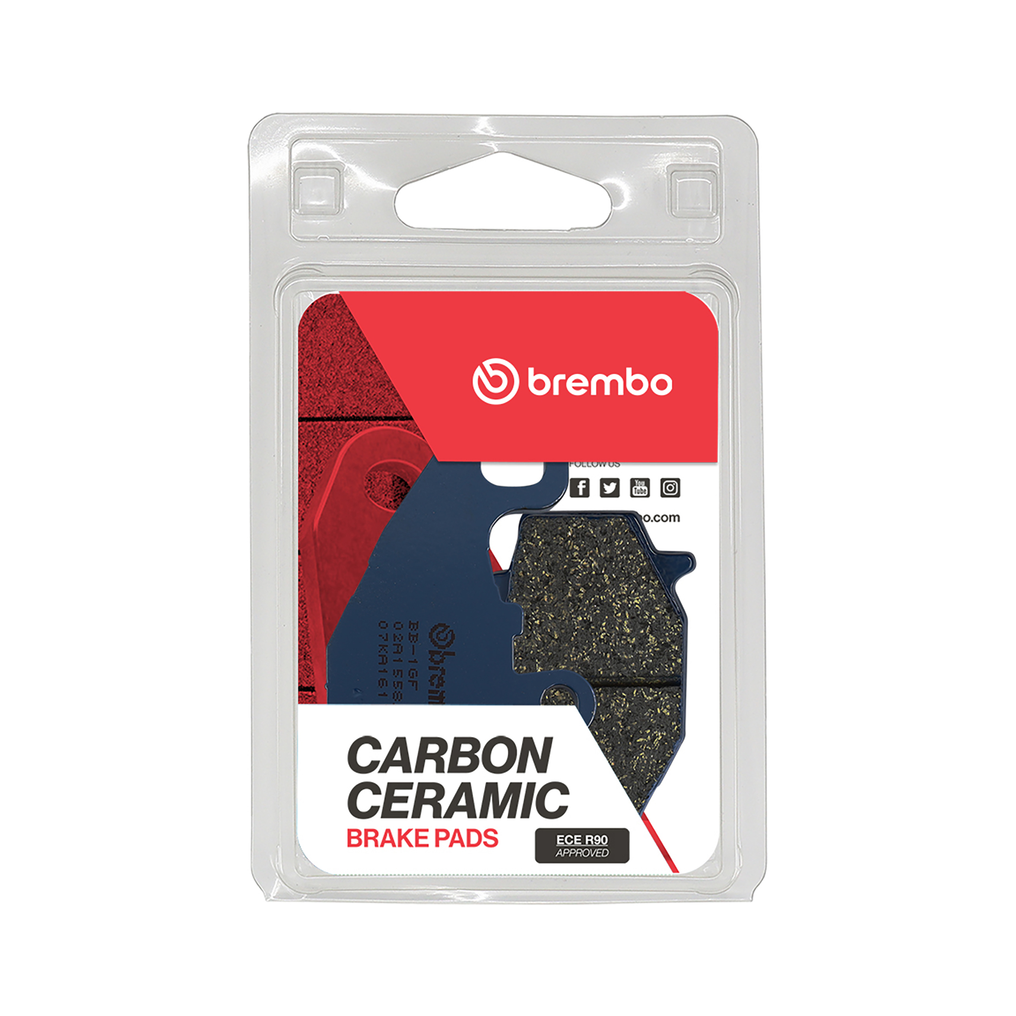 Brzdové destičky BREMBO 07KA1617 CC ROAD - Obrázek 2