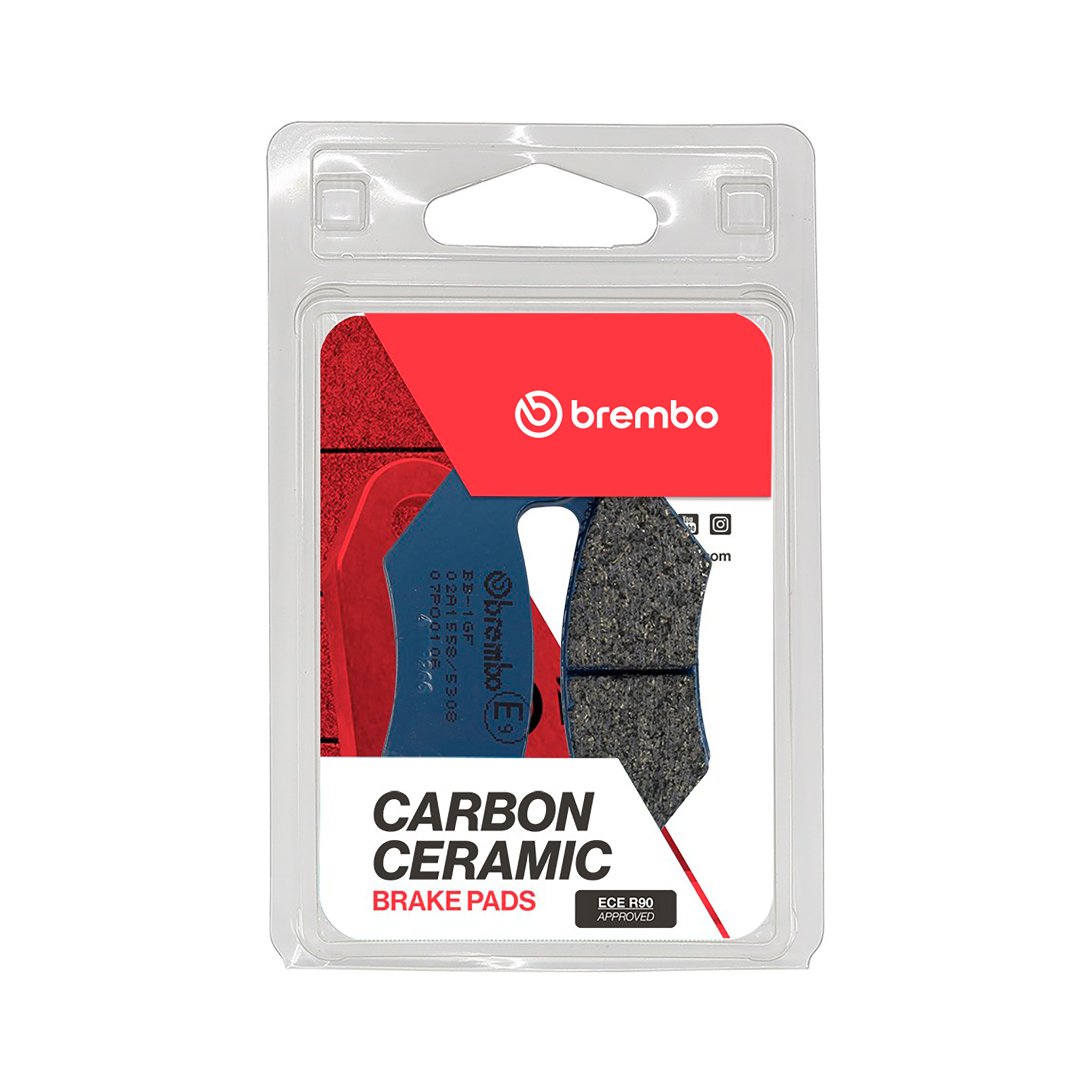 Brzdové destičky BREMBO 07PO0106 CC ROAD - Obrázek 2