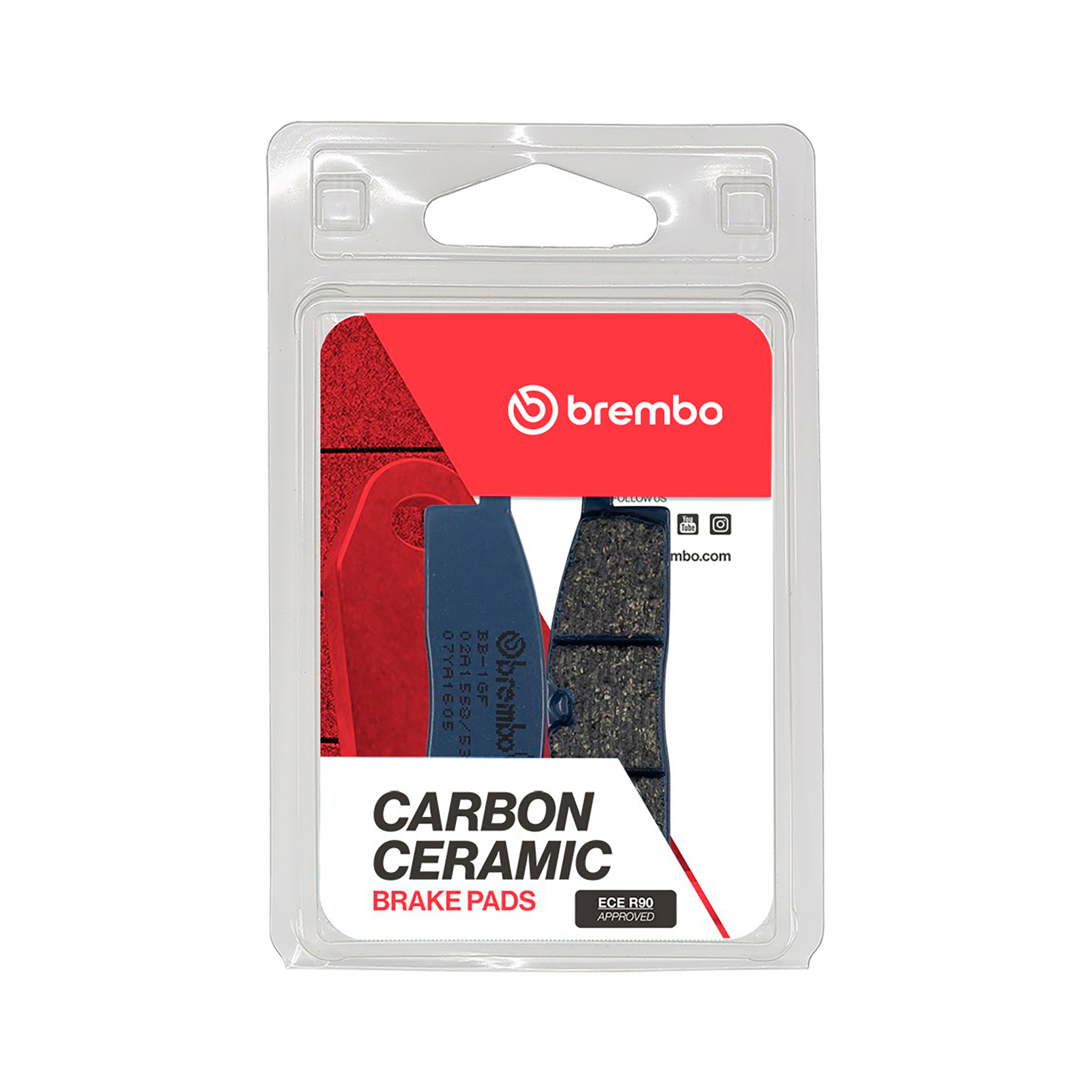 Brzdové destičky BREMBO 07YA1605 CC ROAD - Obrázek 2