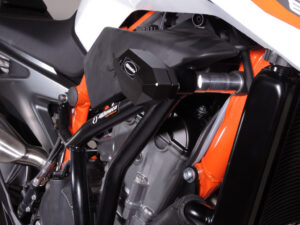 Ochranné rámy motoru RDMOTO CF110KDSLDM matná černá pro KTM Duke 790 2018-2020, KTM Duke 890 / R / L 2020-2023