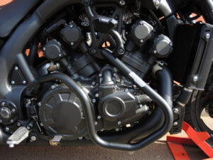 Ochranné rámy motoru RDMOTO CF116KD matná černá snížení pro YAMAHA V-Max 1700 2009-2020