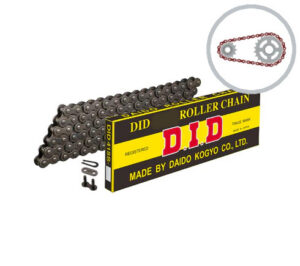 Řetězová sada D.I.D Chain - stříbrný řetěz 520 HD, netěsněný, kolečko SUPERSPROX, rozeta SUPERSPROX pro KTM Duke 125 2011-2013
