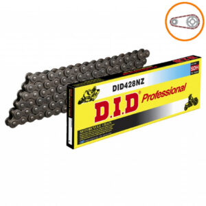 Řetězová sada D.I.D Chain - stříbrný řetěz 428 NZ, netěsněný, kolečko JT, rozeta JT pro YAMAHA YZ 85 2002-2018