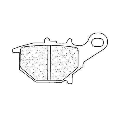 Brzdové destičky CL BRAKES 1152 MX10 (XC7) pro SUZUKI RM 85 2005-2025 - Obrázek 2