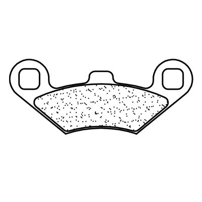 Brzdové destičky CL BRAKES 3105 MSC pro PEUGEOT Metropolis 400 2013-2021