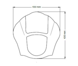 Plexi štít CUSTOMACCES JAX CUP009H kouřová pro HARLEY DAVIDSON FXDBI 1450 Dyna Street Bob 2007, HARLEY DAVIDSON FXDB 1584 Dyna Street Bob 2007-2017