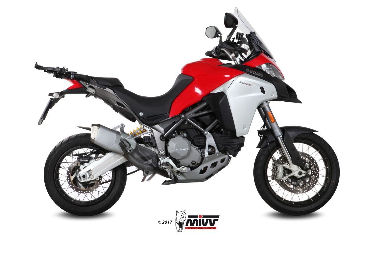 No-kat tube MIVV DOUBLE GUN D.037.C1 Nerez pro DUCATI Multistrada 1200 Enduro 2016-2018 - Obrázek 2