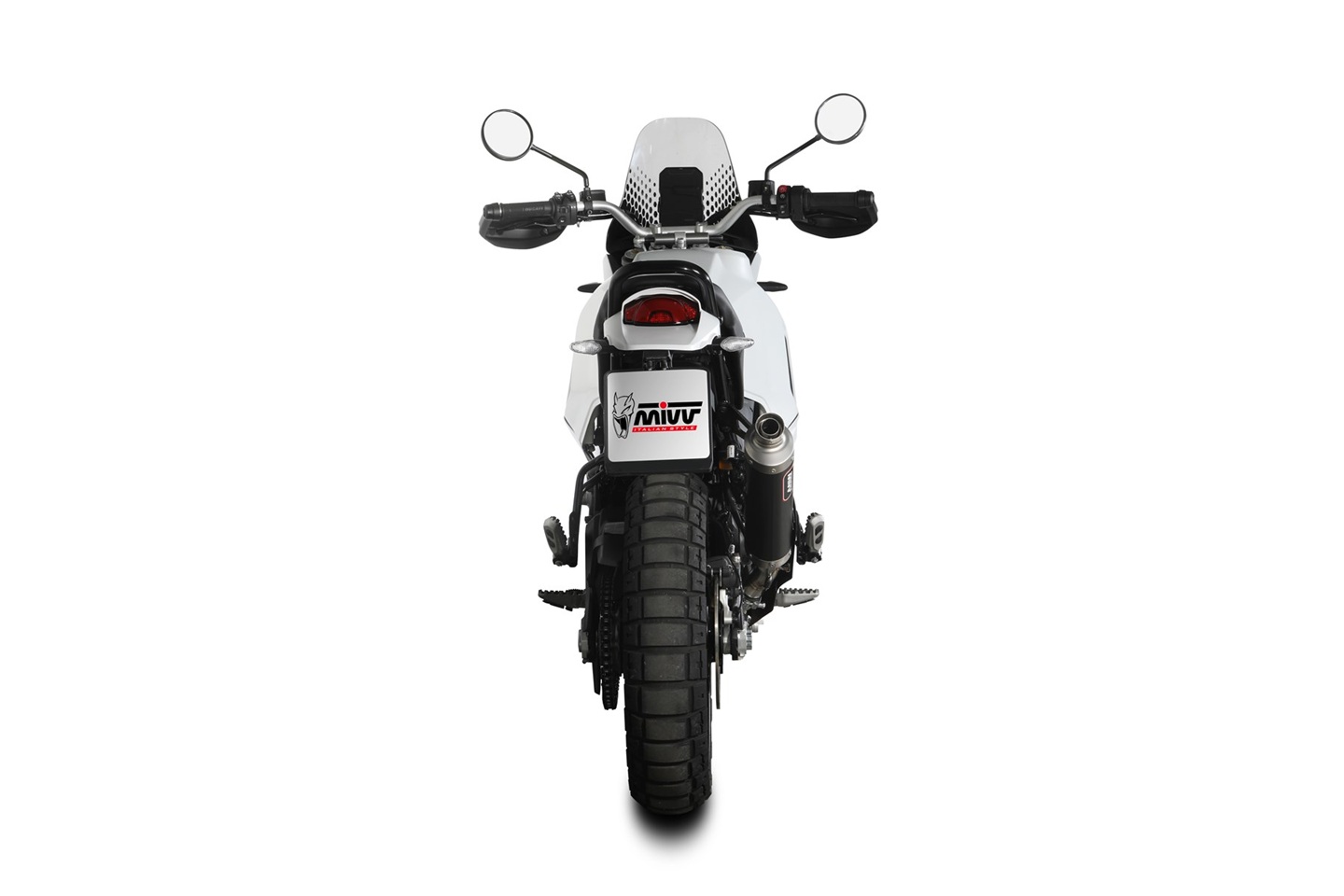 Koncovka výfuku MIVV DAKAR D.053.LDKB černá pro DUCATI Desert X 950 2022-2024 - Obrázek 4