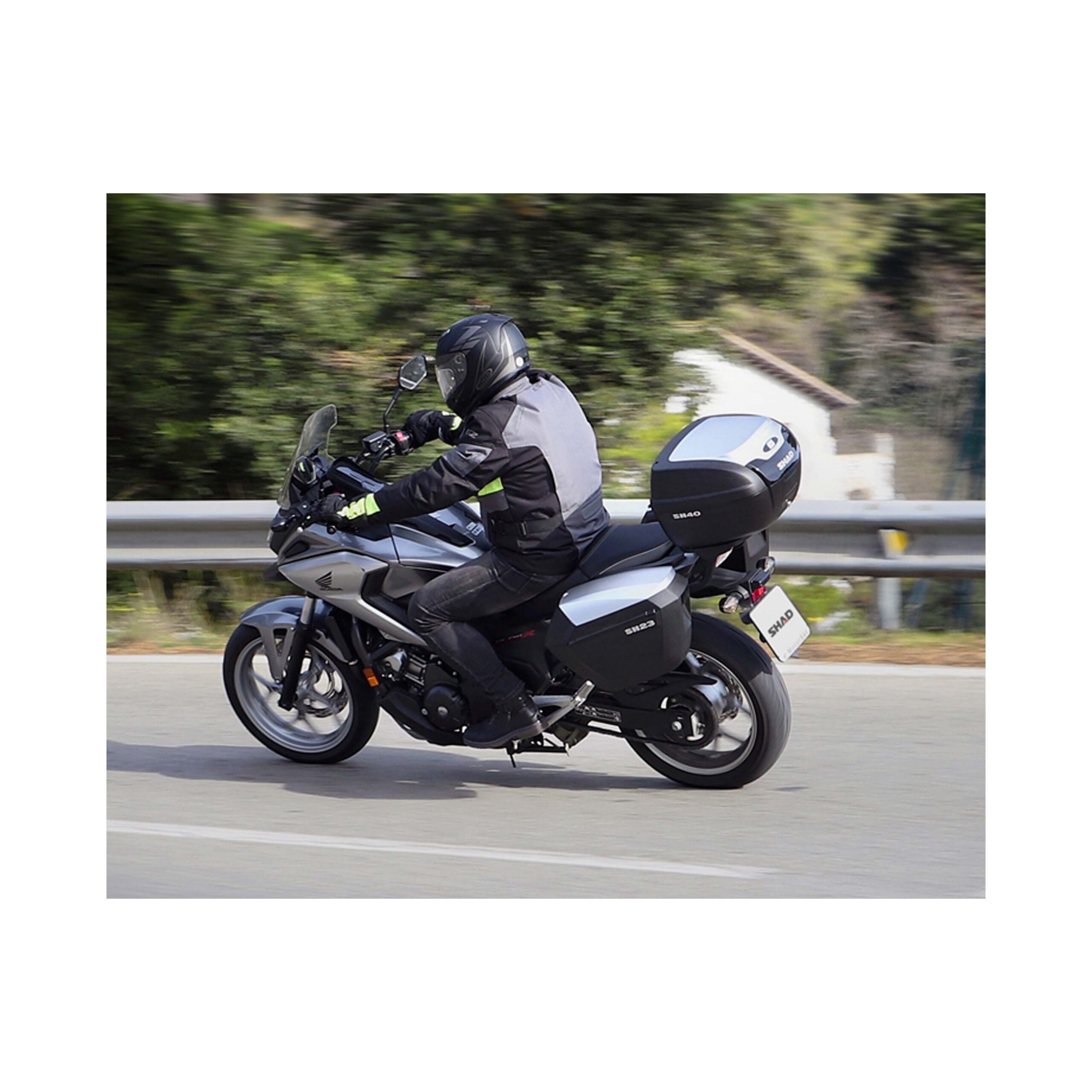 Boční kufry na motorku SHAD SH23 D0B23200W vzhled hliníku - Obrázek 7