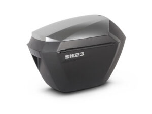 Boční kufry na motorku SHAD SH23 D0B23200W vzhled hliníku