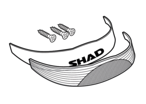 Reflexní prvky SHAD D1B291CAR pro SH29 bílá