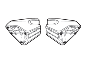 Sada držáků pro kufry SHAD D1B3613PR pro SH35 a SH36