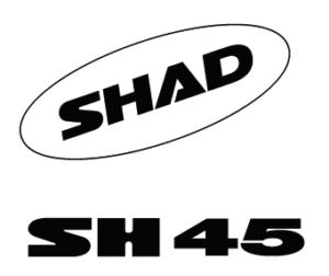 Samolepky SHAD D1B451ETR pro SH45 bílá