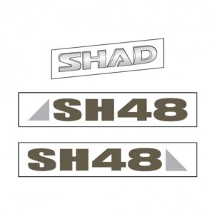 Samolepky SHAD D1B481ETR pro SH48 tmavě šedý