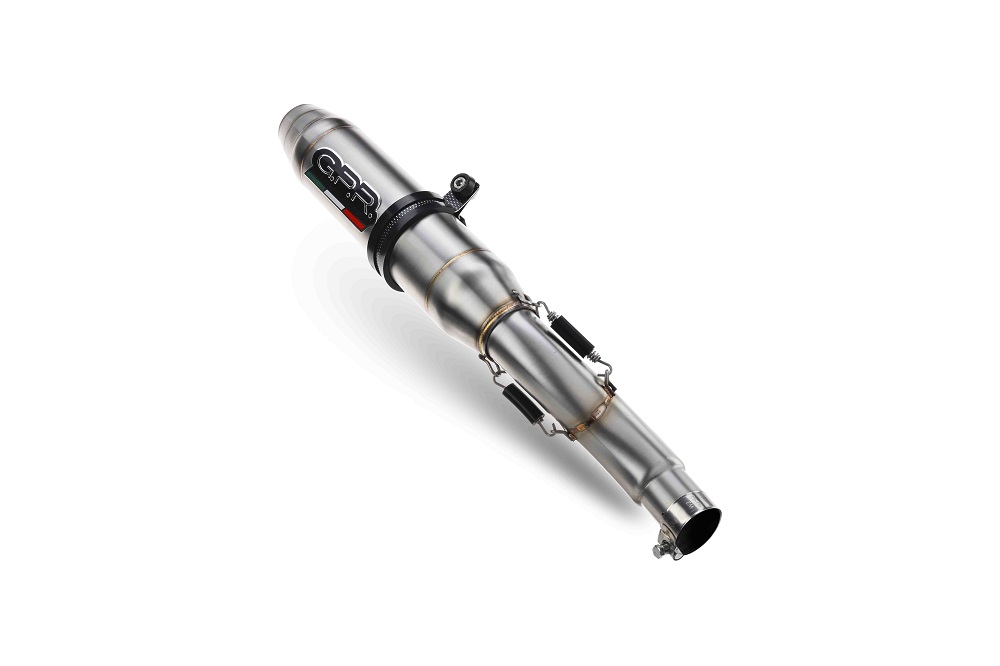 Dvojitá koncovka výfuku GPR DEEPTONE T.75.DE Broušená nerezová ocel pro TRIUMPH Speed Triple 1050 2011-2015 - Obrázek 5