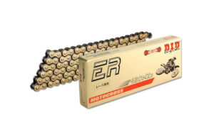 Zesílený netěsněný řetěz D.I.D Chain 420NZ3 SDH 110 článků Zlatá/Černá