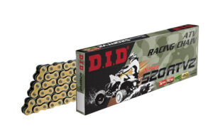 ATV X-Kroužkový řetěz D.I.D Chain 520ATV2 114 článků Zlatá/Černá