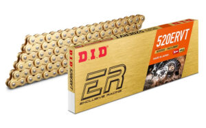 Závodní řetěz enduro D.I.D Chain 520ERVT 120 článků Zlatá/Zlatá