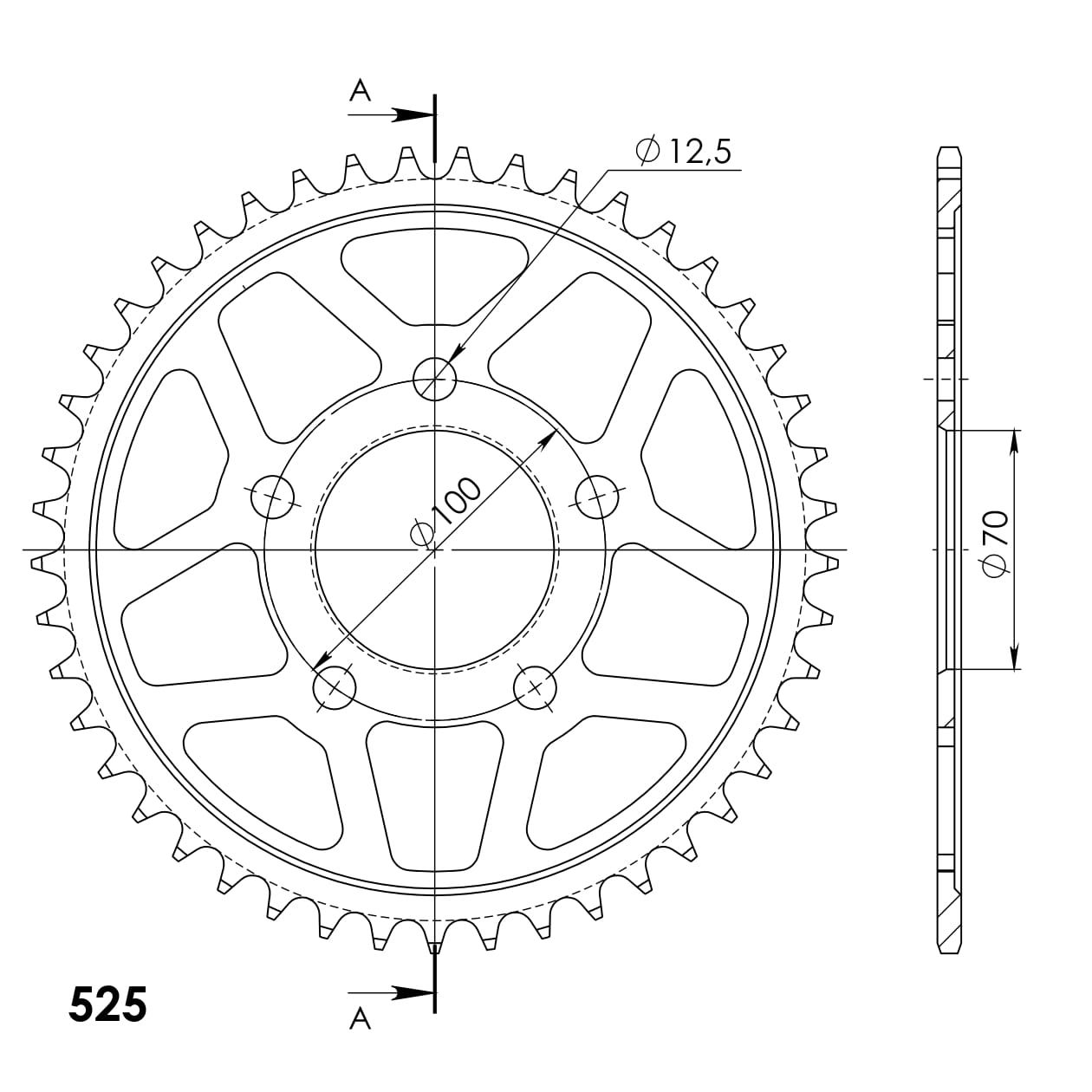 Řetězová sada D.I.D Chain - zlatý řetěz 525 VX, X-kroužek, kolečko JT pogumované, rozeta SUPERSPROX pro BMW HP4 1000 2013-2015 - Obrázek 5