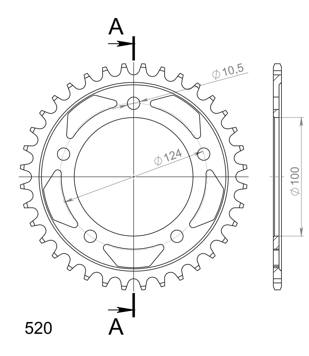 Řetězová sada D.I.D Chain - zlatý řetěz 525 ZVM-X, X-kroužek, kolečko JT pogumované, rozeta SUPERSPROX pro DUCATI 999 R 2006 - Obrázek 6
