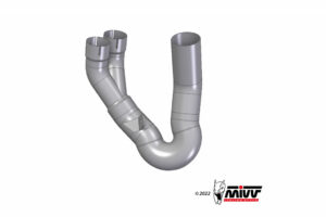 Trubka bez katalyzátoru MIVV D.049.C1 (kompatibilní s MIVV i s originální koncovkou výfuku) pro DUCATI Hypermotard 950 / SP 2021-2024, DUCATI Hypermotard 950 RVE 2021-2024