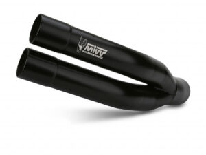 Koncovka výfuku MIVV DOUBLE GUN E.002.LDGB černá pro BENELLI Leoncino 500 2017-2024